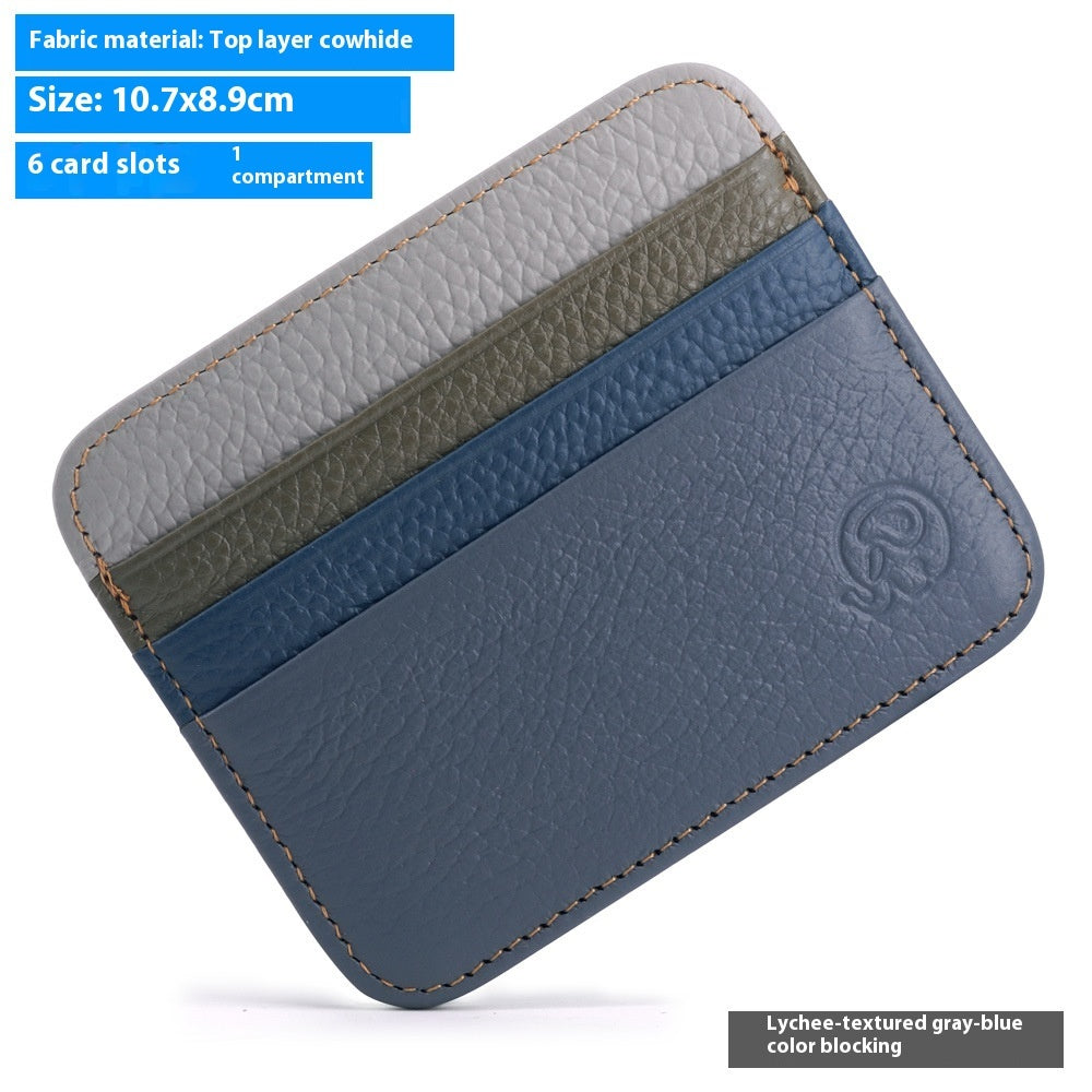 Coin Purse Genuine Leather Card Holder