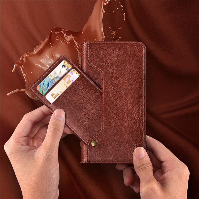 Compatible with Apple , Leather card cover
