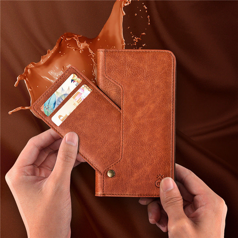 Compatible with Apple , Leather card cover