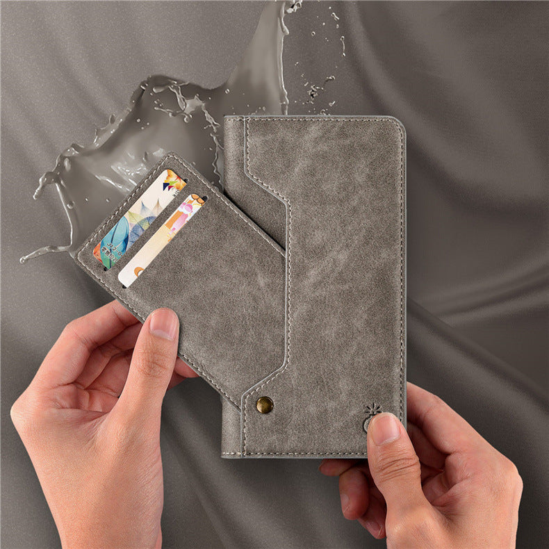 Compatible with Apple , Leather card cover
