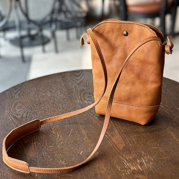 Regal Hide “Layla” Mini Leather Crossbody