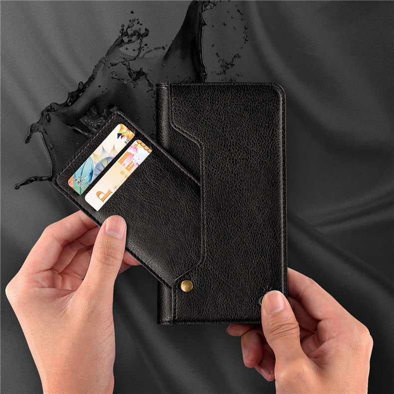 Compatible with Apple , Leather card cover